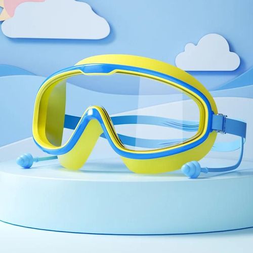 Lunettes De Natation Pour Enfants, Grand Cadre, Vue Hd, Antibuée, Étanches