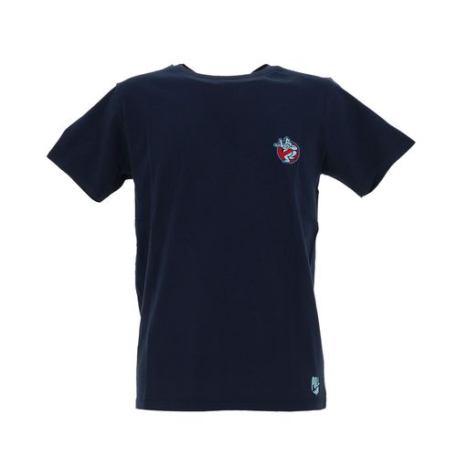 Tee Shirt Manches Courtes Pullin Tsh Patch Cooler Bleu Marine M