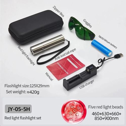 Appareil De Thérapie Au Laser Froid, Thérapie Fongique Pour L'inflammation Du Corps Oto, Longueur D'onde 5, Proche Infrarouge, Luminothérapie, Santé De La Peau, 940nm--A-5pcs Led