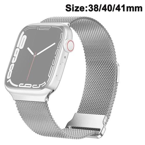 Bande Magn¿¿Tique Compatible Avec Le Bracelet Milanais Apple Watch Mesh