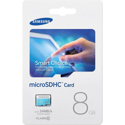 Carte Mémoire Standard MicroSDHC Classe 6 MB-MS08D/EU 8 Go Sans adaptateur SD