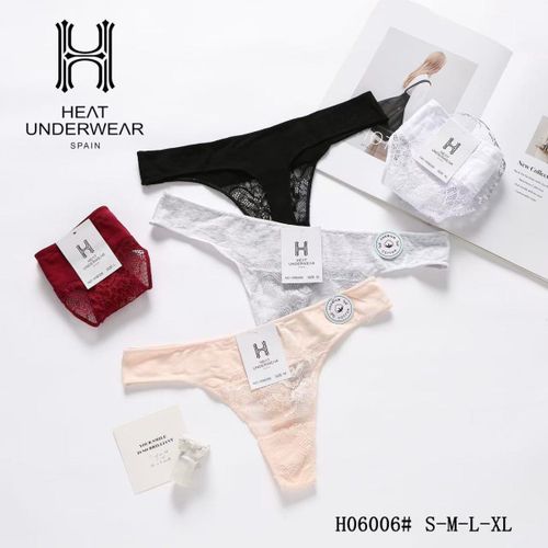 Culotte String Heat Underwear Spain À Dentelle ( Neuf )