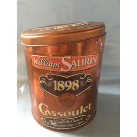 Vintage Boîte Metal De Collection Edition Limitee Cassoulet William Saurin