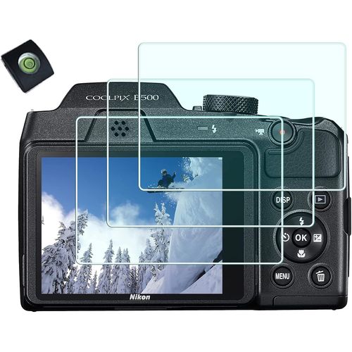 Lot de 3 films de protection d'écran pour appareil photo Nikon Coolpix B500 (accessoires),haute définition 0,3 mm,dureté 9H,écran LCD