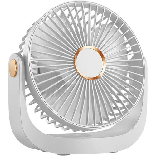 KALANKA-Sèche-cheveux portatif silencieux avec veilleuse, batterie rechargeable USB, rotation à 360°, réglage en 5 étapes, lame amovible pour un nettoyage facile, pour le bureau et la maison