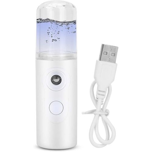 KALANKA-Mini Vaporisateur Facial Portatif Diffuseur de Vapeur Visage, Brume de Vaporisateur Facial Ionique, Pulvérisateur de Brume de Visage, Pour La Main pour Le Spa de Corps de Visage
