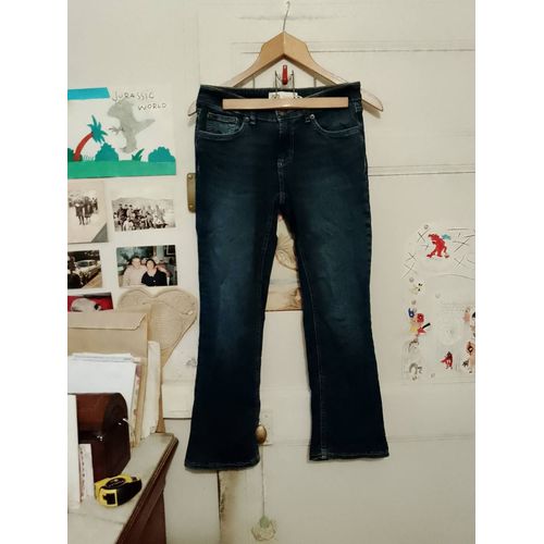 Jean Bleu Foncé 36 S Zara.
