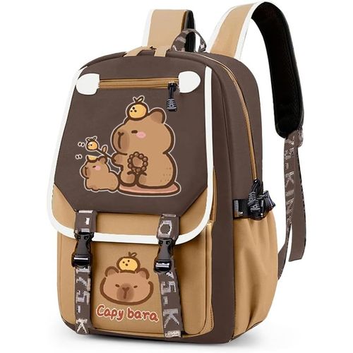 ERYI-Capybara Sac À Dos Enfant, Capybara Sacs Scolaires Sac D'École Sacs Scolaires Pour Étudiant Outdoor Voyage École Sortie De Printemps Daypacks Imperméable 46X29X16Cm ¿"");}); <Script>""} } } &&& {