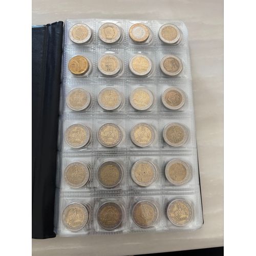 Collection De 333 Pièces Euro – 2€, 1€, 50c, 20c – Monaco, Andorre, Grèce (S), Malte, Etc. – Très Bon État