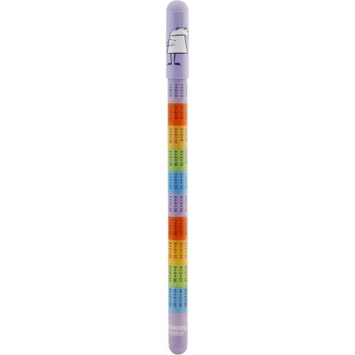 Eryi-Stylo Effaçable Avec Gomme, Table De Multiplication, Stylo Gel, Encre Bleue, Usage Scolaire, 0,5 Mm, 1 Stylo
