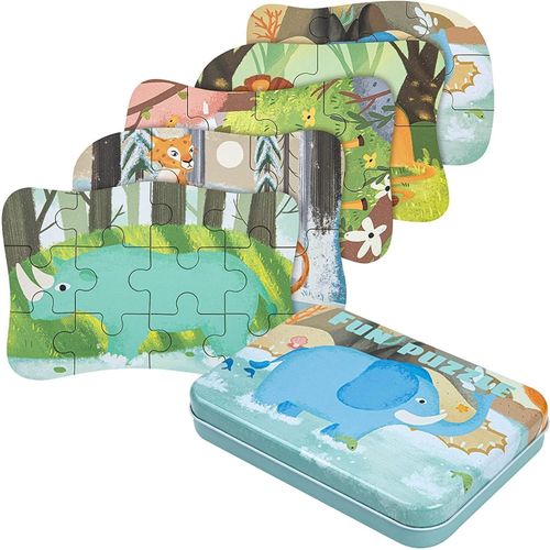 ERYI-Puzzle Enfant 2 3 4 5 Ans, Puzzles En Bois Pour Enfants,Jouet Puzzle Pour Enfants, Jouet Puzzle En Carton Éducatif Pour Garçons Filles 2-5 Ans (Éléphant)