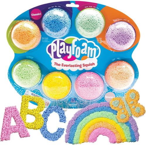 ERYI-Learning Resources Playfoam (8 Pack), Sensoriel Asmr, Objet Satisfaisant, Sensorielle Squishy Pate A Modeler, Destressant Enfant, Mousse, Cadeau Pour Les Enfants De 3 4 5 6 Ans, Garçons Et Fille