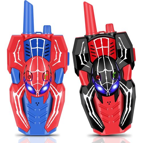 ERYI-Talkie Walkie Enfants, Talkie Walkie Spider Pour Garcon Et Filles 3 4 5 6 7 8 9 10 Ans, Toki Walki Cadeau Enfant 3 4 5 6 7 8 9 10 Ans, Jeux D'Extérieur Enfant (Avec Fil)