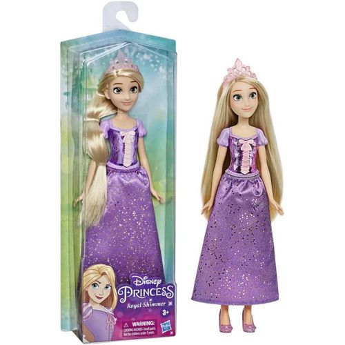 ERYI-Royal Shimmer Rapunzel Doll, Fashion Doll With Skirt And Accessories, Toy For Kids Ages 3 And Up
