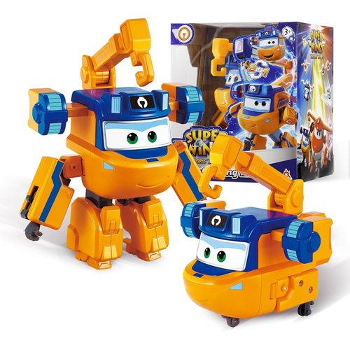 ERYI-Transformer Aeroplane Supercharged Marty, Hauteur Env. 12,7 Cm, Poupée Pour Enfants, Avion Jouet Et Figurine De Robot Pour Garçons Et Filles À Partir De 3 Ans, Orange
