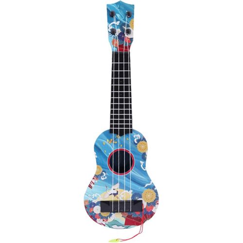 ERYI-Guitare Enfant, Ukulele Enfants, Guitare Enfant 3-6 Ans, Jouet De Guitare Et Piano, Avec 4 Cordes Réglables,Mini Guitare Pour Les Tout-Petits Débutants Garçons Filles Cadeau (Feihé 44Cm)
