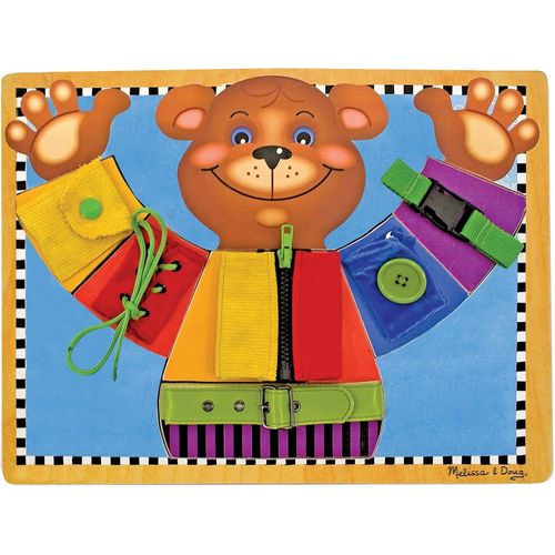 ERYI-Planche D`Aptitudes, Planche D'Activitées Montessori, Jouet Éducatif En Bois, Busy Board, Jouet De Développement Et D'Apprentissage Précoce, Cadeau Pour Garçons Et Filles De 2-5 Ans