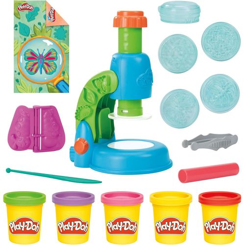 ERYI-Mon Petit Microscope, Coffret De Pâte À Modeler, Claire