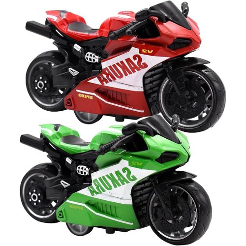 ERYI-Jouet De Moto, 2 Pièces, Modèle De Moto Haute Simulation, Le Modèle Parfait Pour Les Enfants De Plus De 3 Ans, Jouets Pour Enfants Avec Plusieurs Fonctions