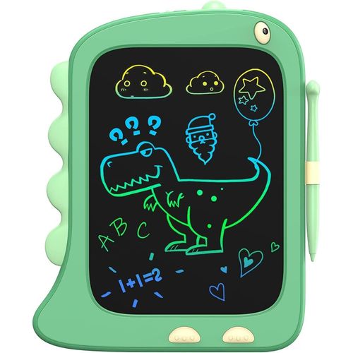 ERYI-Tablette D'Écriture Lcd De 8,5 Pouces, Tablette Graphique, Ardoise Magique, Tablette Dessin Enfant De 2 3 4 5 6 7 Ans Filles Et Garçons Cadeau D'Anniversaire Pour Les Enfants Dinosaure Jouets