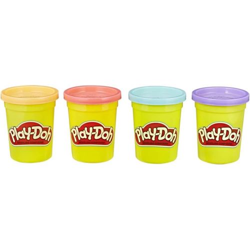 ERYI-, Pack De 4 Pots De Pâte À Modeler Couleurs Sorbets, 112 G Chacun, Idéal Pour Activités Créatives, Cadeaux D'Anniversaire