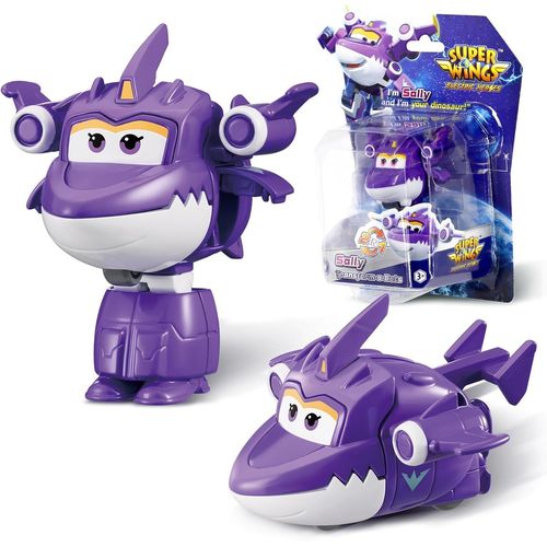 ERYI-Jouets Transformer Sally, Figures D'Action 2 En 1, Jouet Robot Avion 5Cm, Jouet Transformateur Pour Garçons Et Filles À Partir De 3 Ans, Mauve