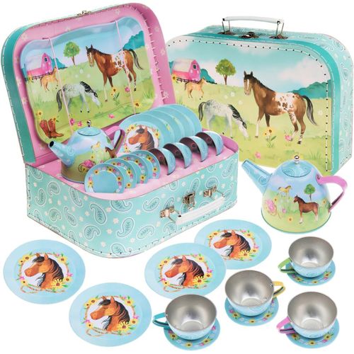 ERYI-Service De Thé Enfants - Jouet De Cuisine En Coffret Cadeau - Pour 3 Ans Et Plus - Jouet Fille Dînette - Accessoire De Jeux - Jouets Enfant - Idéal Pour Noël