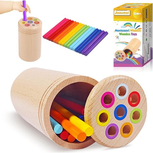 ERYI-Jouet Bebe Montessori Jouet En Bois 2 3 An, Jeux Montessori 2 3 Ans Jouets D'Activité Et De Développement En Bois Montessori Pour Enfants 2 3 An
