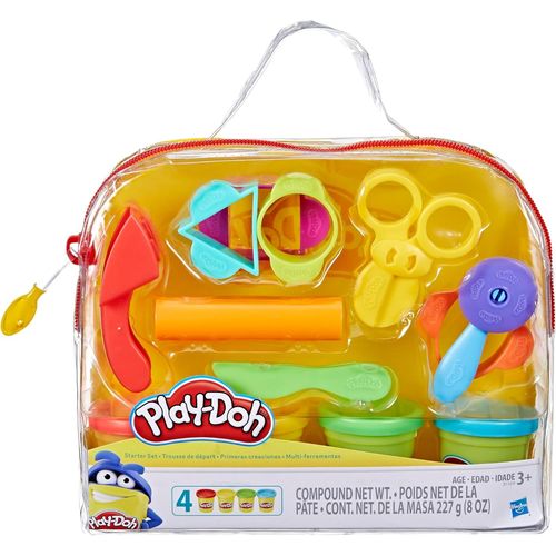 ERYI-, Mon Premier Kit Avec 4 Pots De Pâte A Modeler Et 9 Accessoires, Pour Filles Et Garçons Dès 3 Ans, Idèe Cadeau