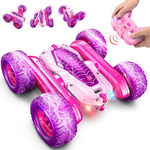 ERYI-Jouet Fille 3-10 Ans, Voiture Telecommandé Enfant Cadeau Fille,Voiture Télécommandée Monster Truck Jouet Enfant 3-8 Ans Fille Jeux Exterieur Enfants