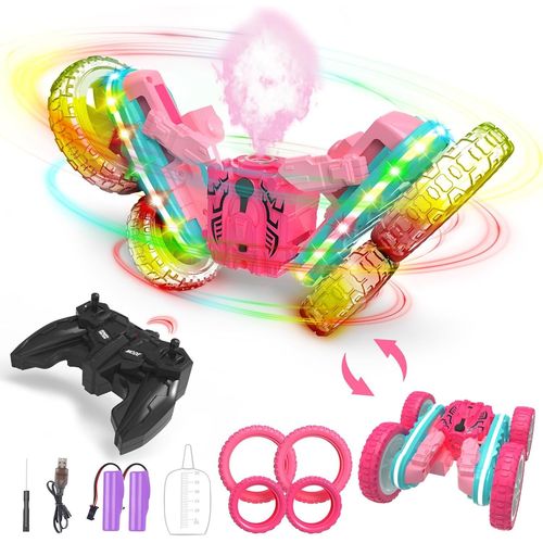 ERYI-2.4Ghz 360° Rotation 4Wd Rc Voiture Télécommandée,Voiture Telecommandée Enfant Fille 3 4 5 6 7 8 9 10 Ans,Jeux Exterieur Cadeau Jouet Enfant 3 4 5 6 7 8 9 Ans Garcon