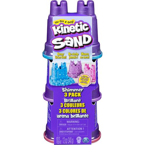 ERYI-Sable Magique - Multipack Sable Pailleté 340 G - Sculptez À L'Infini Comme De La Pâte À Modeler - Jouet Enfant 3 Ans Et + - Loisirs Créatifs