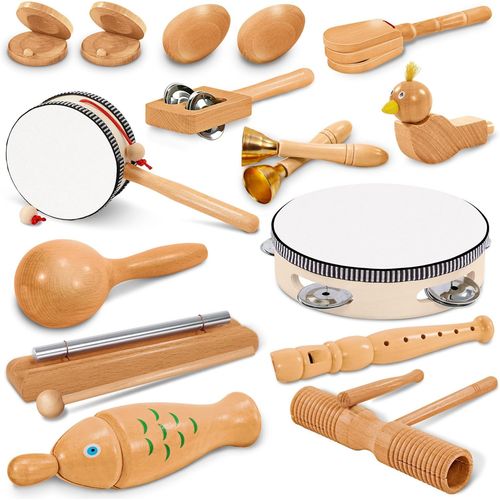 ERYI-Jouets Instrument De Musique Enfant - Instrument De Musique Bebe Avec Tambour Xylophone - Jouet Enfant Bebe 1 2 3 4 Ans - Jeux Montessori 2 Ans - Cadeau Paques Enfants