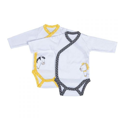 Bodies Bébé À Manches Longues Lot De 2 Blanc