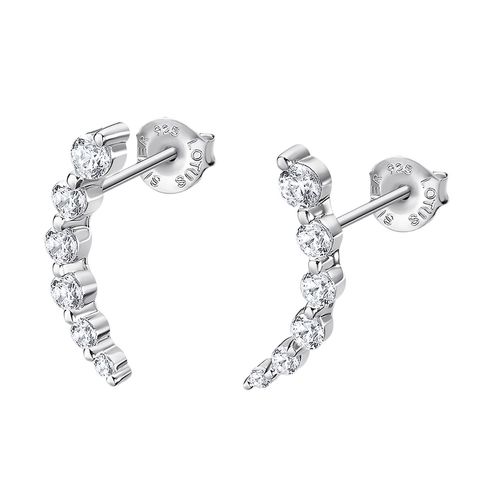 Boucles D'oreilles Lotus Silver Earparty Oxyde De Zirconium