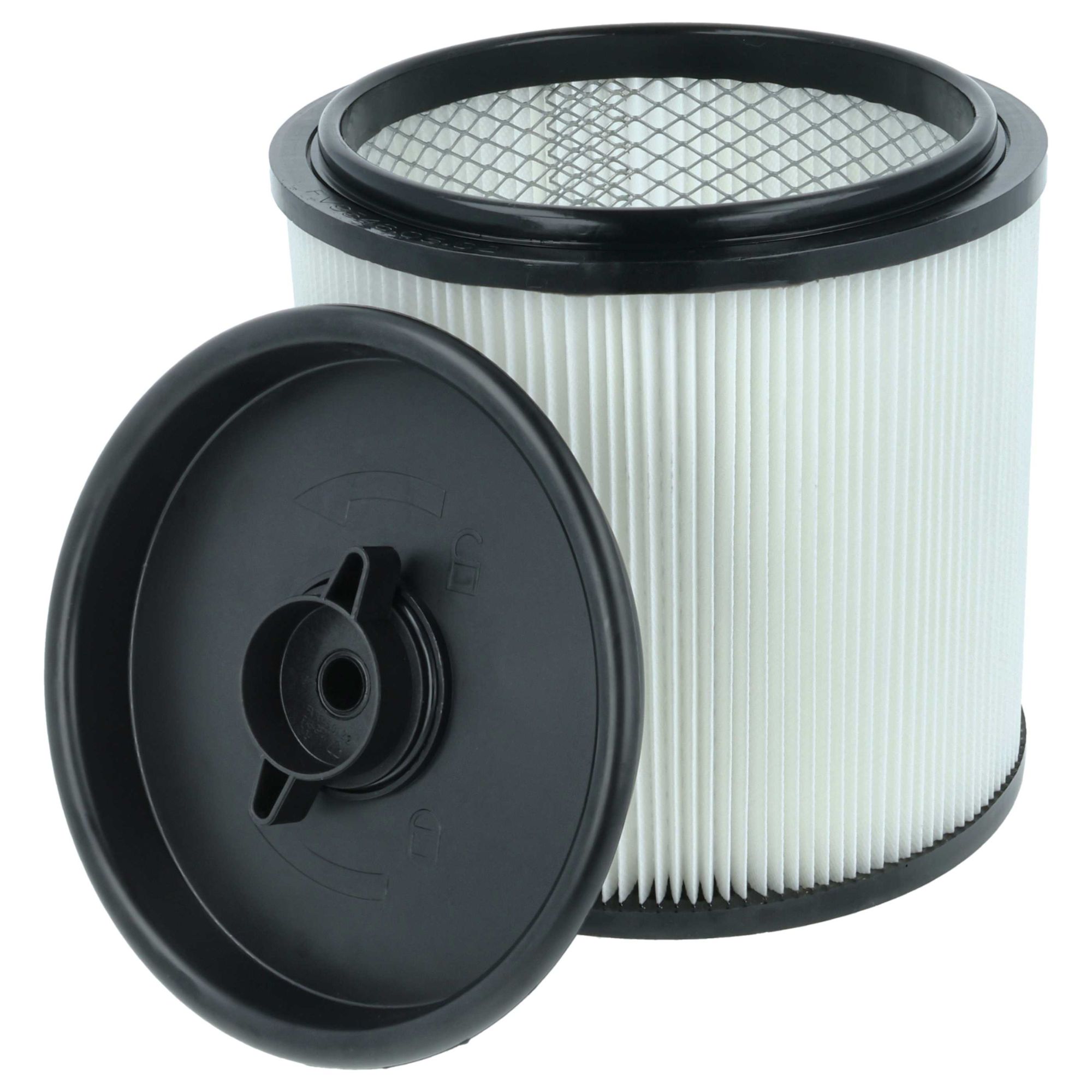 vhbw filtre plissé plat compatible avec Einhell TE-VC 2238 SACL EX CH, 2340 SACL aspirateur industriel - Élément filtrant