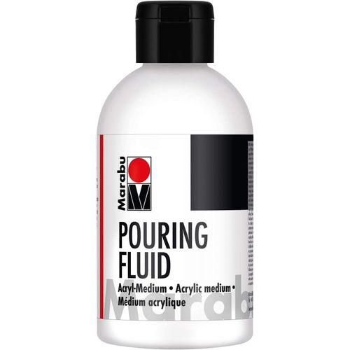 Pouring Fluid Acrylique Liquide, Médium De Lissage Fluide, Technique De La Peinture Fluide Et Coulées - Améliore Les Propriétés De Dégradé Des Peintures Acryliques, Ne Jaunit Pas