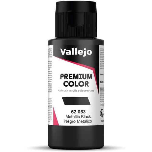 Peinture Premium 60 ml - Choix de couleurs noir métallique