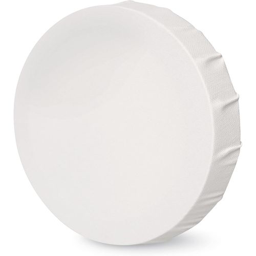 Toile À Peindre Résistante L'huile, La Peinture Acrylique Et La Technique Du Pochoir, Coton, White, Diamètre De 30 Cm