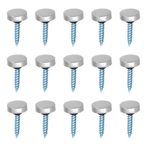 CHECARZHN--NO1-Store Lot De 80 Vis De Miroir 12 Mm En Acier Inoxydable Pour Miroirs, Tables Basses, Armoires, Meubles En Verre, Panneaux En Verre