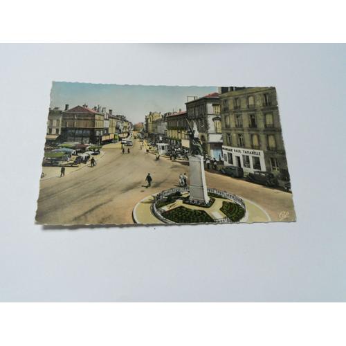 Dep 24 Dordogne Carte Ancienne Couleur Gaufre De 1954 Bergerac Rue De La Resistance Edit Arts Photomecaniques N°78 Cap