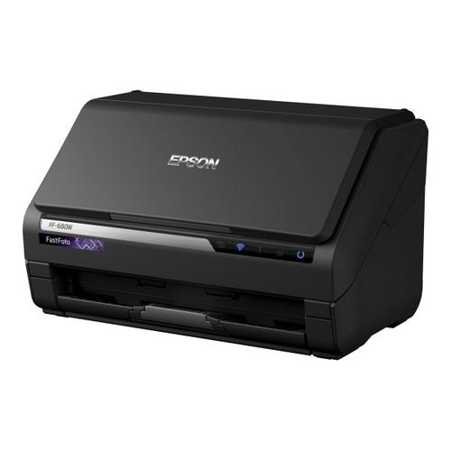 Epson FastFoto FF-680W - Scanner de documents - Capteur d'images de contact (CIS) - Recto-verso - A4 - 600 dpi x 600 dpi - jusqu'à 45 ppm (mono) / jusqu'à 45 ppm (couleur) - Chargeur automatique...