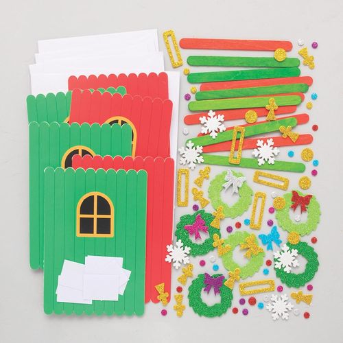 Cartes de V?ux pour Enfants motif Porte de Noël - Lot de 6, Carte de Noel et de V?ux, Noel Enfant, Loisirs Creatifs pour les Enfants