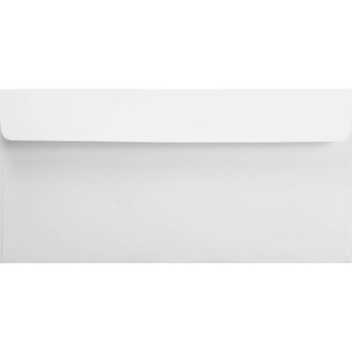 50 enveloppes blanches DL 110x220 mm 120g Aster Smooth Extra White enveloppes rabat droit enveloppes élégantes de haute qualité pour cartes de v?ux invitations mariage Baptême anniversaires