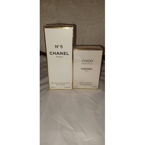 Lot De Parfum/Lait De Corps Chanel (Coco Mademoiselle/Chanel5) 