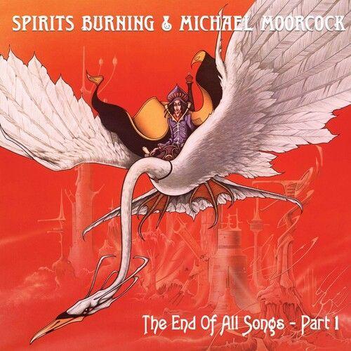 Spirits Burning & Moorcock,Michael - End Of All Songs - Orange Marble [Vinyl Lp] Colored Vinyl, Ltd Ed, Orange