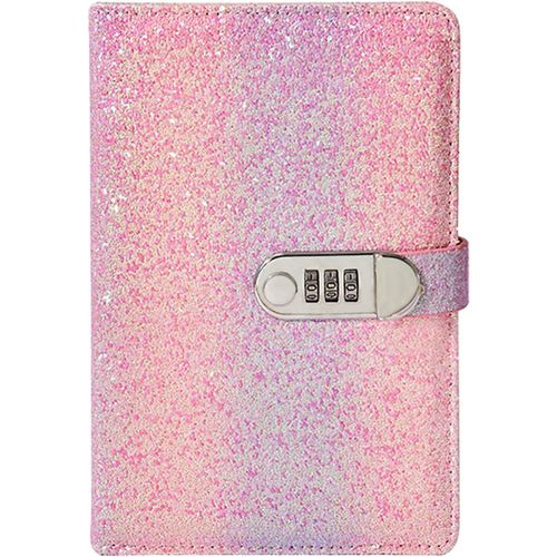 Carnet Secret, A5 Journal Intime Avec Code, Journal Intime Fille, Cahier Journal Bloc-Notes Secret En Pu Cuir Pour Bureau, Taille 22x15cm