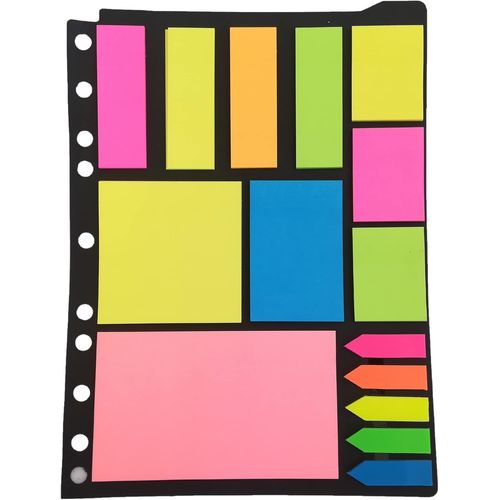 Marque-Pages Colorés Originaux | Jolies Notes Adhésives De Différentes Tailles | Posit Séparateurs Et Marqueurs Pour Matériel Scolaire | Posits Post It It Grands Et Petits Pour Livres Papeterie