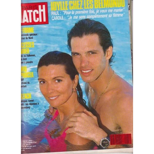 Paris Match N° 2043 : Idylle Chez Les Belmondo