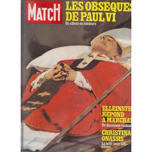 Paris Match N° 1526 : Les Obsèques De Paul Vi: Un Album En Couleurs.